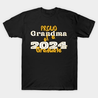 Proud Grandma Of A 2024 Graduate T-Shirt